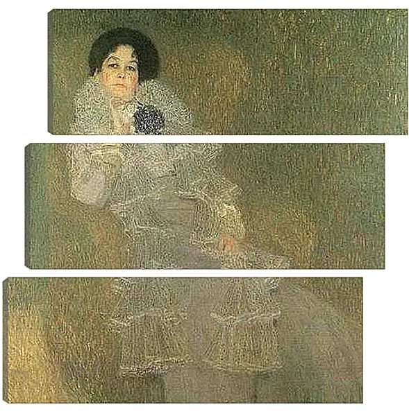 Модульная картина - Bildnis Marie Henneberg (Portrat in Lila). Густав Климт