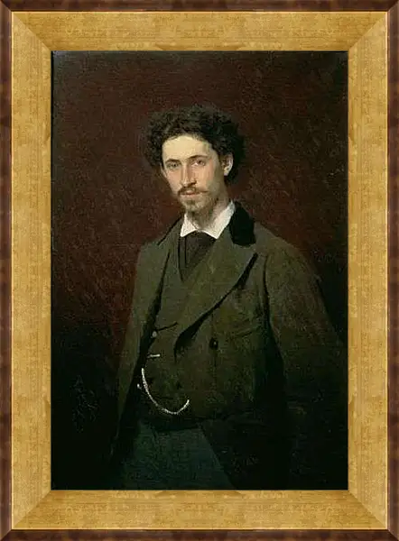 Картина в раме - Илья Ефимович Репин. Иван Николаевич Крамской