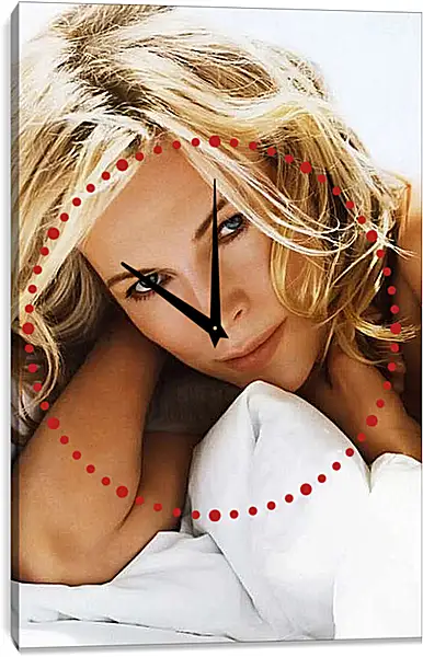 Часы картина - Ким Бейсингер. Kim Basinger