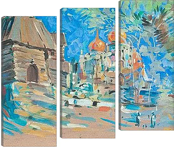 Модульная картина - SKETCH FOR THEATER DESIGN. Коровин Константин