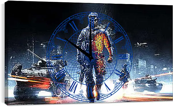 Часы картина - Battlefield 3