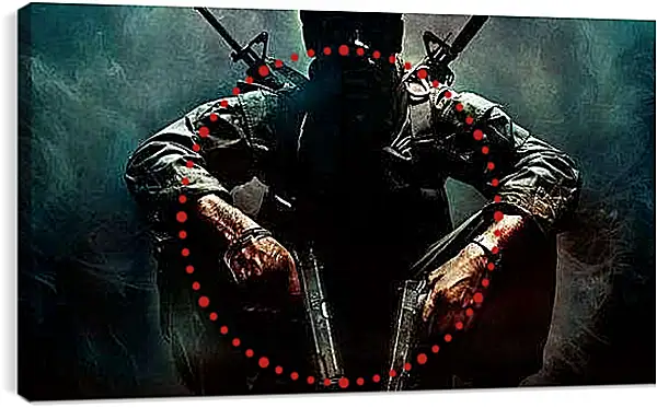 Часы картина - Call Of Duty: Black Ops