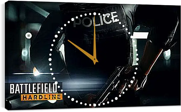 Часы картина - Battlefield: Hardline