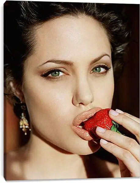 Постер на подрамнике - Angelina Jolie - Анджелина Джоли