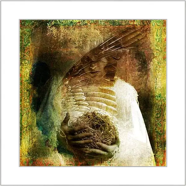 Картина в раме - The Bird Madonna. Сальвадор Дали