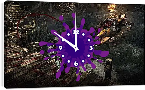 Часы картина - Mortal Kombat X