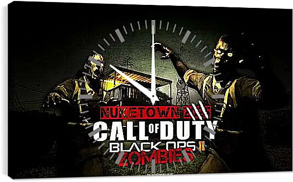 Часы картина - Call Of Duty: Black Ops II