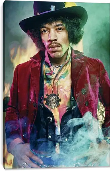 Постер на подрамнике - Джими Хендрикс. Jimi Hendrix