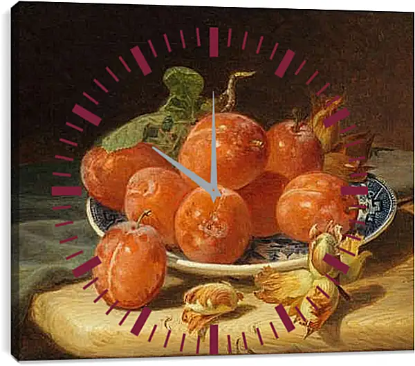 Часы картина - Натюрморт. Стэннард Элоиза Гарриет