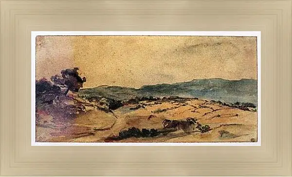 Картина в раме - Sketchbook. Эжен Делакруа