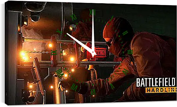 Часы картина - Battlefield: Hardline