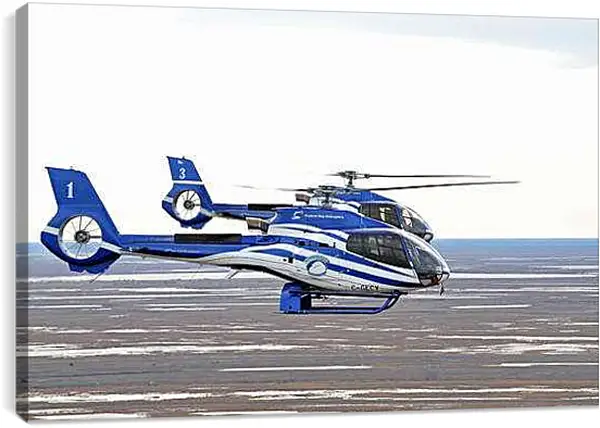 Постер на подрамнике - Вертолет