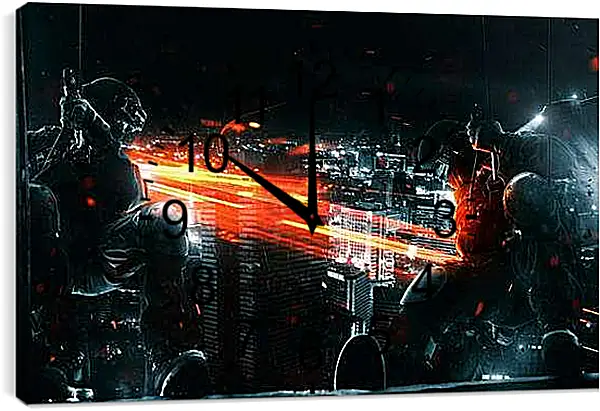 Часы картина - Battlefield 3