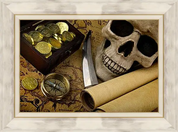 Картина в раме - Сокроще пиратов