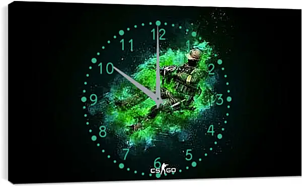 Часы картина - CS Green