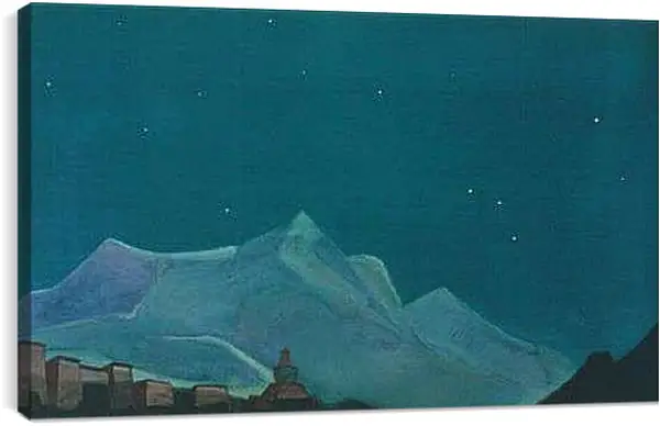 Постер на подрамнике - Королевский монастырь. Рерих Николай