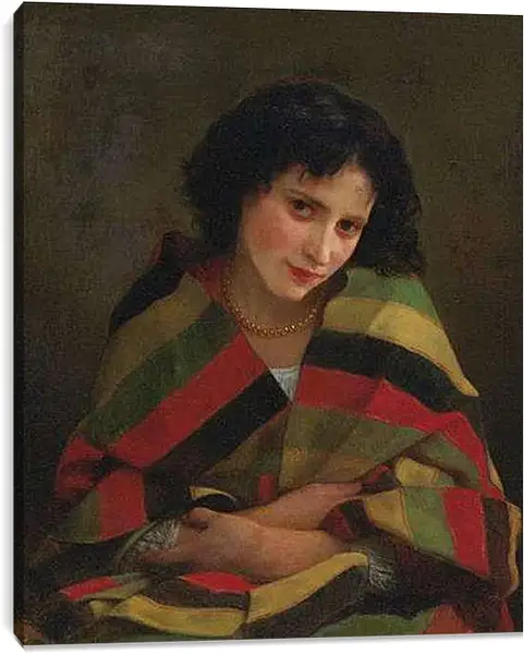 Постер на подрамнике - Frileuse. Холодно. Адольф Вильям Бугро