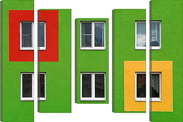 Модульная картина - Городской пейзаж