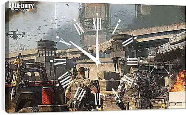 Часы картина - Call Of Duty: Black Ops III