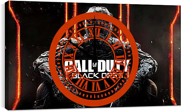 Часы картина - call of duty, black ops, black ops iii