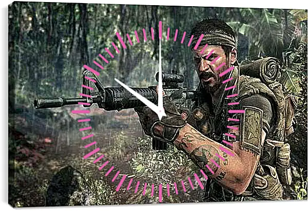 Часы картина - Call Of Duty