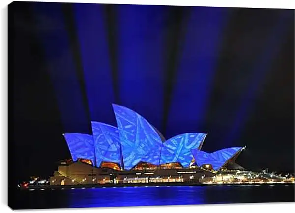 Постер на подрамнике - Сиднейский оперный театр 6. Австралия