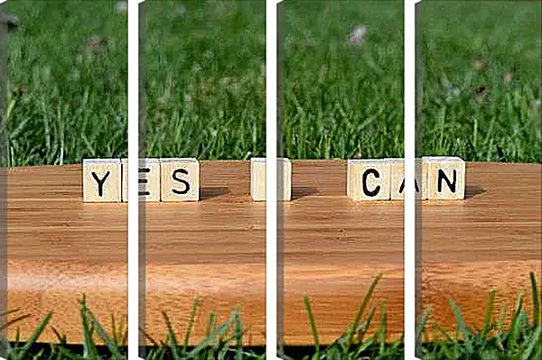 Модульная картина - Да, Я могу