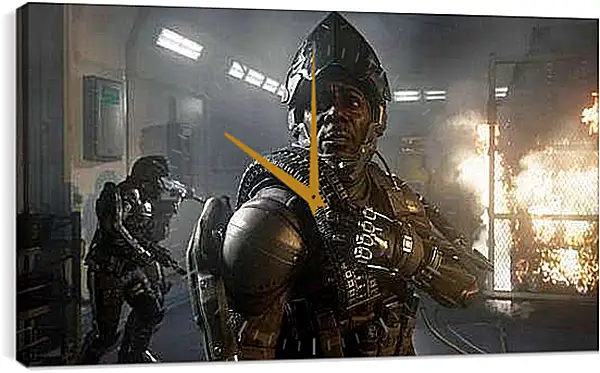 Часы картина - Call Of Duty: Advanced Warfare