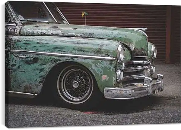 Постер на подрамнике - Винтажный авто