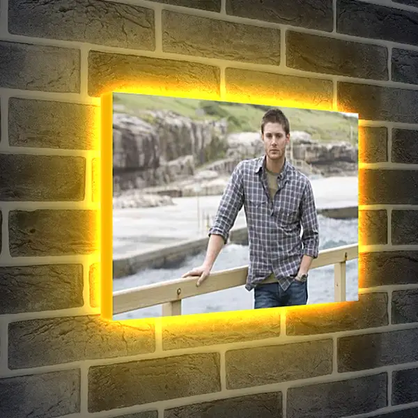 Лайтбокс световая панель - Дженсен Эклс. Jensen Ackles