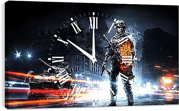 Часы картина - Battlefield 3