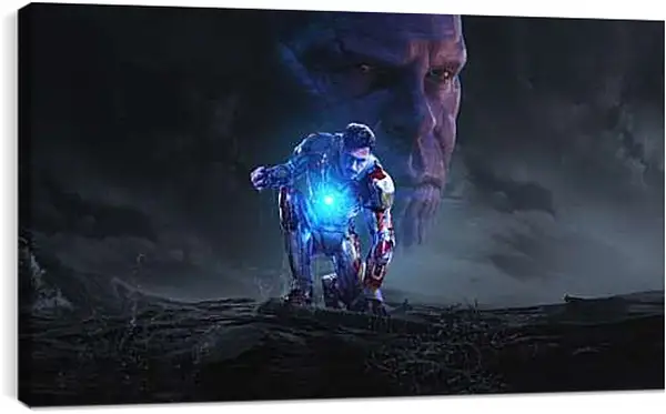 Постер на подрамнике - Железный человек. Iron Man