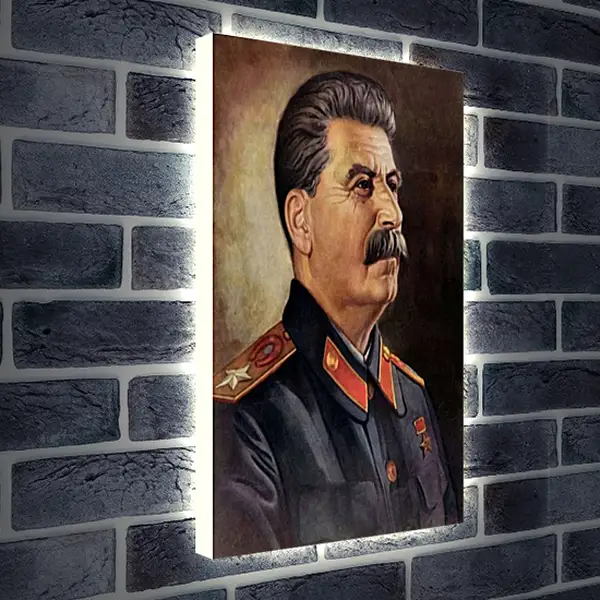 Лайтбокс световая панель - Иосиф Виссарионович Сталин