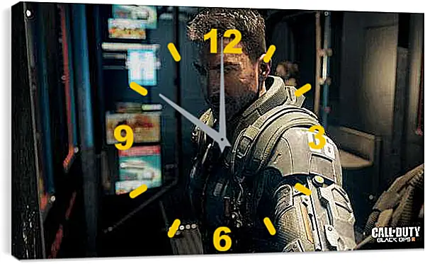 Часы картина - Call Of Duty: Black Ops III