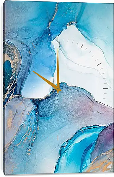 Часы картина - Abstract blue. Mari Dein