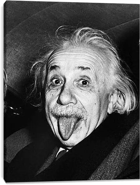 Постер на подрамнике - Albert Einstein - Альберт Эйнштейн
