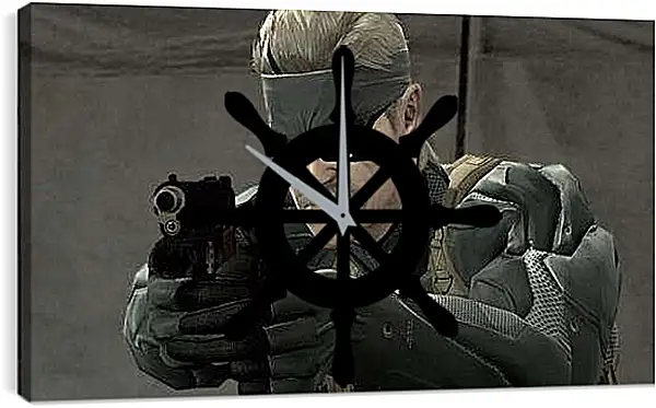 Часы картина - Metal Gear
