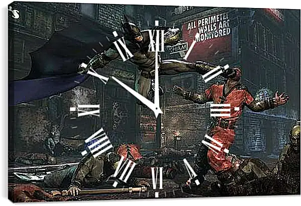 Часы картина - Batman: Arkham City