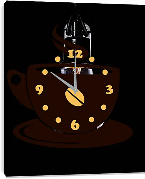 Часы картина - Позитив