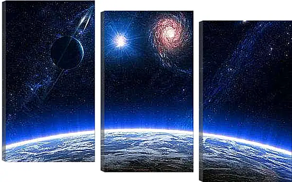 Модульная картина - Космос