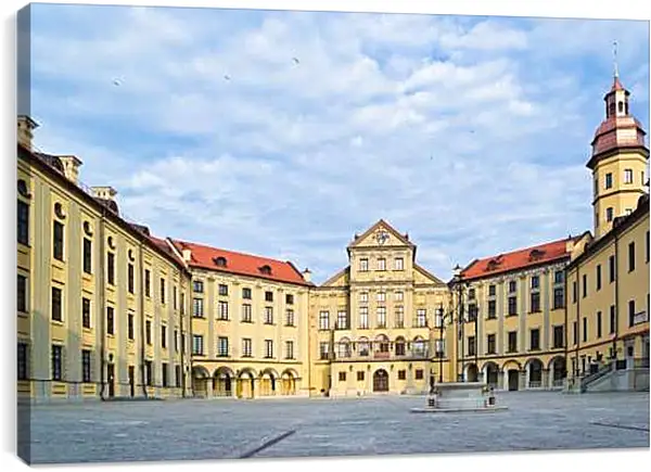 Постер на подрамнике - Несвижский замок 3. Республика Беларусь