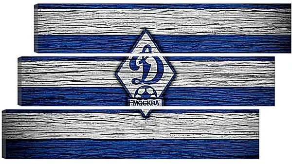 Модульная картина - Эмблема ФК Динамо Москва