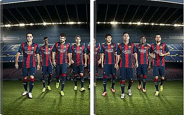 Модульная картина - ФК Барселона. FC Barcelona