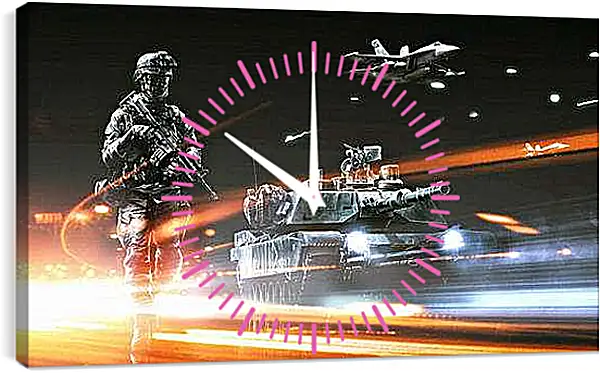 Часы картина - Battlefield 3