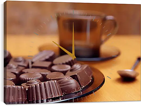 Часы картина - Конфеты