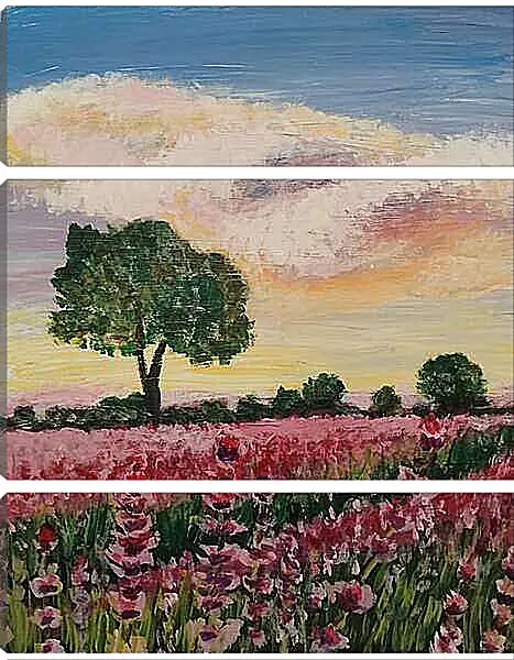 Модульная картина - Ванильное небо