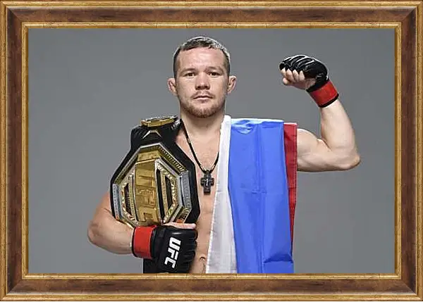 Картина в раме - UFC. MMA. Пётр Ян
