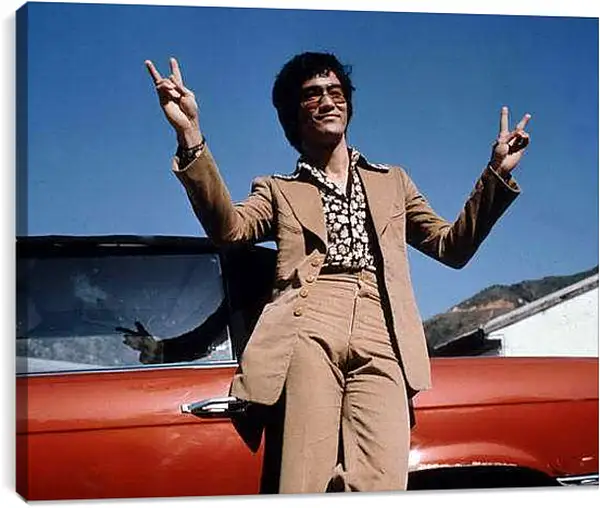 Постер на подрамнике - Брюс Ли (Bruce Lee)