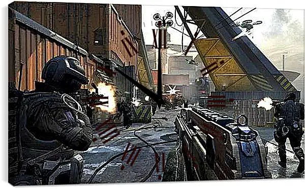 Часы картина - Call Of Duty: Black Ops II