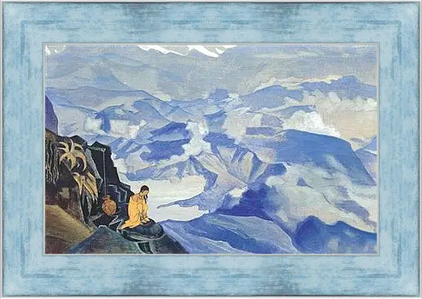 Картина в раме - Капли жизни. Рерих Николай